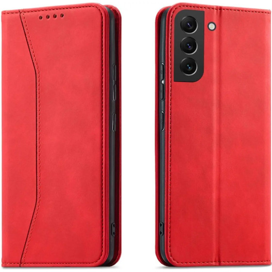 Hurtel Magnet Fancy Case for Samsung Galaxy S23+ flip cover wallet stand red - (MAGNET FANCY SAMSUNG S23 PLUS RED)