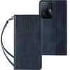 Hurtel Magnet Strap Case Case for Samsung Galaxy A12 5G Pouch Wallet + Mini Lanyard Pendant Blue - (Magnet Strap Samsung A12 Blue)