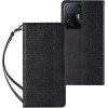 Hurtel Magnet Strap Case Case for Samsung Galaxy A13 5G Pouch Wallet + Mini Lanyard Pendant Black - (Magnet Strap Samsung A13 5G Black)