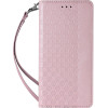 Hurtel Magnet Strap Case Case for Samsung Galaxy S22 + (S22 Plus) Pouch Wallet + Mini Lanyard Pendant Pink - (Magnet Strap Samsung S22 PLUS Pink)