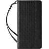 Hurtel Magnet Strap Case for iPhone 12 Pouch Wallet + Mini Lanyard Pendant Black - (Magnet Strap iPhone 12 Black)