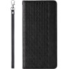 Hurtel Magnet Strap Case for iPhone 12 Pouch Wallet + Mini Lanyard Pendant Black - (Magnet Strap iPhone 12 Black)