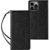 Hurtel Magnet Strap Case for iPhone 12 Pro Max Pouch Wallet + Mini Lanyard Pendant Black - (Magnet Strap iPhone 12 Pro Max Black)