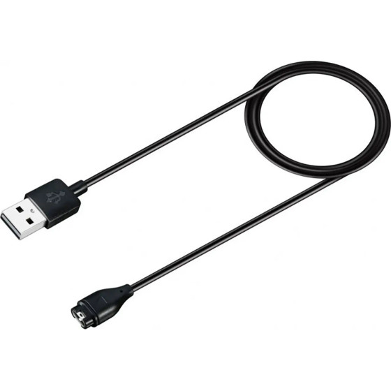 Hurtel Magnetic Charger for Garmin Smartwatches with USB-A - Black - (3.8)