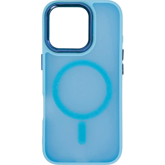 Hurtel Magnetic Collection MagSafe case for iPhone 16 Pro Max - light blue - (Fashion Case MagSafe for iPhone 16 Pro Max Blue)