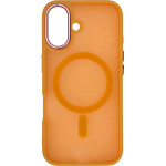 Hurtel Magnetic Collection MagSafe iPhone 16 Case - Orange - (Fashion Case MagSafe for iPhone 16 Orange)