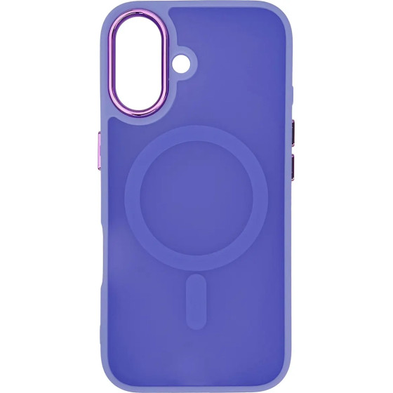Hurtel Magnetic Collection MagSafe iPhone 16 Case - Purple - (Fashion Case MagSafe for iPhone 16 Purple)