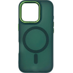 Hurtel Magnetic Collection MagSafe iPhone 16 Pro Case - Dark Green - (Fashion Case MagSafe for iPhone 16 Pro Green)
