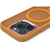 Hurtel Magnetic Collection MagSafe iPhone 16 Pro Case - Orange - (Fashion Case MagSafe for iPhone 16 Pro Orange)