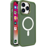 Hurtel Magnetic Color Matte Case for iPhone 15 Plus - green - (Color Matte Case iPhone 15 Plus Green)