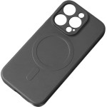 Hurtel MagSafe Compatible Silicone Case for iPhone 15 Plus Silicone Case - Black - (Silicone case iPhone 15 Plus Magsafe Space Black)