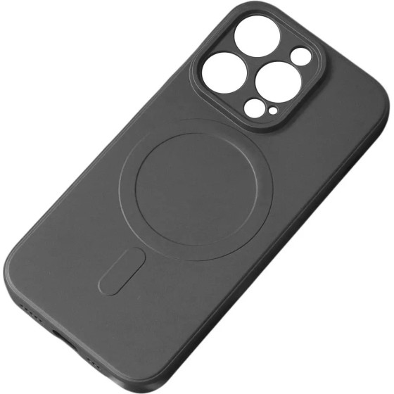 Hurtel MagSafe Compatible Silicone Case for iPhone 15 Plus Silicone Case - Black - (Silicone case iPhone 15 Plus Magsafe Space Black)