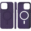 Hurtel MagSafe Woven Case for iPhone 15 Pro - purple - (Woven Case iPhone 15 Pro Deep Purple)