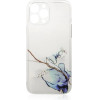 Hurtel Marble Case for iPhone 12 Pro Max Gel Cover Marble Blue - (MARBLE CASE iPhone 12 Pro Max BLUE)
