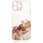 Hurtel Marble Case for Xiaomi Redmi Note 11 Gel Cover Marble Brown - (MARBLE CASE Redmi Note 11 Global BROWN)