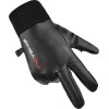 Hurtel Men's insulated, anti-slip telephone gloves - black - (Touchscreen gloves removable fingertips black)