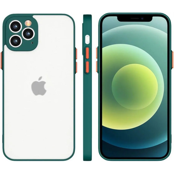 Hurtel Milky Case silicone flexible translucent case for Samsung Galaxy A22 4G dark green - (Milky Case Samsung A22 4G Dark Green)