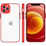 Hurtel Milky Case silicone flexible translucent case for Samsung Galaxy A22 4G red - (Milky Case Samsung A22 4G Red)