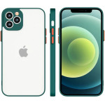 Hurtel Milky Case silicone flexible translucent case for Samsung Galaxy A72 4G dark green - (Milky Case Samsung A72 4G Dark Green)