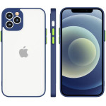 Hurtel Milky Case Silicone Flexible Translucent Case for Xiaomi Redmi 9T Navy Blue - (Milky Case Xiaomi Redmi 9T Navy Blue)