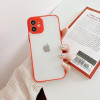 Hurtel Milky Case silicone flexible translucent case for Xiaomi Redmi Note 10 / Redmi Note 10S red