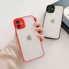 Hurtel Milky Case silicone flexible translucent case for Xiaomi Redmi Note 10 / Redmi Note 10S red