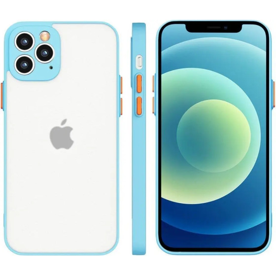 Hurtel Milky Case silicone flexible translucent case for Xiaomi Redmi Note 10 5G / Poco M3 Pro blue - (Milky Case Xiaomi Redmi Note 10 5G / POCO M3 PRO Sky Blue)