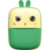 Hurtel Mini Thermal Printer for Kids with Camera and Camcorder - Green - (MINI DRUKARKA DRUKUS APARAT FOTOGRAFICZNY - zielony)
