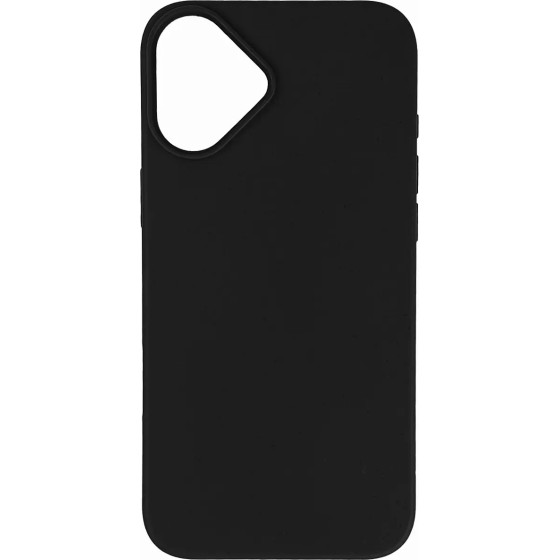 Hurtel Multiple Color Wheat Bran Case for iPhone 16 Plus - Black - (Multiple Color Wheat Case for iPhone 16 Plus Black)