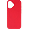 Hurtel Multiple Color Wheat Case MagSafe for iPhone 16 - red - (Magsafe Multiple Color Wheat Case for iPhone 16 Red)