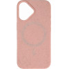 Hurtel Multiple Color Wheat Case MagSafe for iPhone 16 Plus - pink - (Magsafe Multiple Color Wheat Case for iPhone 16 Plus Pink)