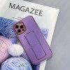 Hurtel New Kickstand Case case for iPhone 12 Pro with stand purple