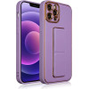 Hurtel New Kickstand Case case for iPhone 13 Pro Max with stand purple - (NEW KICKSTAND IPHONE 13 PRO MAX PURPLE)