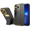 Hurtel New Kickstand Case cover for Samsung Galaxy A12 5G with stand black - (NEW KICKSTAND SAMSUNG A12 BLACK)