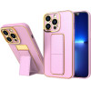 Hurtel New Kickstand Case cover for Samsung Galaxy A12 5G with stand pink - (NEW KICKSTAND SAMSUNG A12 PINK)