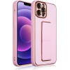 Hurtel New Kickstand Case cover for Samsung Galaxy A12 5G with stand pink - (NEW KICKSTAND SAMSUNG A12 PINK)