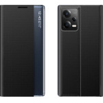 Hurtel New Sleep Case Cover for Xiaomi Redmi Note 12 5G / Poco X5 5G Cover with Flip Stand Black - (New Sleep View Case Xiaomi Poco X5/Redmi Note 12 5G Black)
