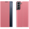 Hurtel New Sleep Case for Samsung Galaxy S23+ cover with flip stand pink - (New Sleep Case Samsung S23 Plus Pink)