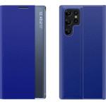 Hurtel New Sleep Case for Samsung Galaxy S24 FE Cover with Flip and Stand - Blue - (New Sleep Case Samsung Galaxy S24 FE Blue)