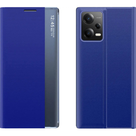 Hurtel New Sleep Case for Xiaomi Redmi Note 12 Pro+ cover with flip stand blue - (New Sleep View Case Xiaomi Redmi Note 12 Pro + Blue)