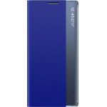Hurtel New Sleep View Case with flap and stand for Samsung Galaxy A35 - blue - (New Sleep View Case SAM A35 Blue)
