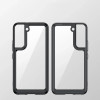 Hurtel Outer Space Case Cover for Samsung Galaxy S22 + (S22 Plus) Hard Cover with Gel Frame Blue