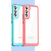 Hurtel Outer Space Case Cover for Samsung Galaxy S22 + (S22 Plus) Hard Cover with Gel Frame Blue