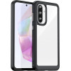 Hurtel Outer Space Case for Samsung Galaxy A26 Cover with Flexible Frame - Black - (Outer Space Case Samsung Galaxy A26 Black)