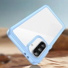 Hurtel Outer Space Case for Samsung Galaxy A26 Cover with Flexible Frame - Blue - (Outer Space Case Samsung Galaxy A26 Blue)