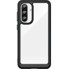 Hurtel Outer Space Case for Samsung Galaxy A36 Cover with Flexible Frame - Black - (Outer Space Case Samsung Galaxy A36 Black)