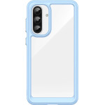 Hurtel Outer Space Case for Samsung Galaxy A36 Cover with Flexible Frame - Blue - (Outer Space Case Samsung Galaxy A36 Blue)
