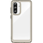 Hurtel Outer Space Case for Samsung Galaxy A36 Cover with Flexible Frame - Semi-Transparent, Black - (Outer Space Case Samsung Galaxy A36 Transparent-black)