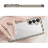 Hurtel Outer Space Case for Samsung Galaxy A36 Cover with Flexible Frame - Semi-Transparent, Black - (Outer Space Case Samsung Galaxy A36 Transparent-black)