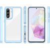 Hurtel Outer Space Case for Samsung Galaxy A56 Cover with Flexible Frame - Blue - (Outer Space Case Samsung Galaxy A56 Blue)
